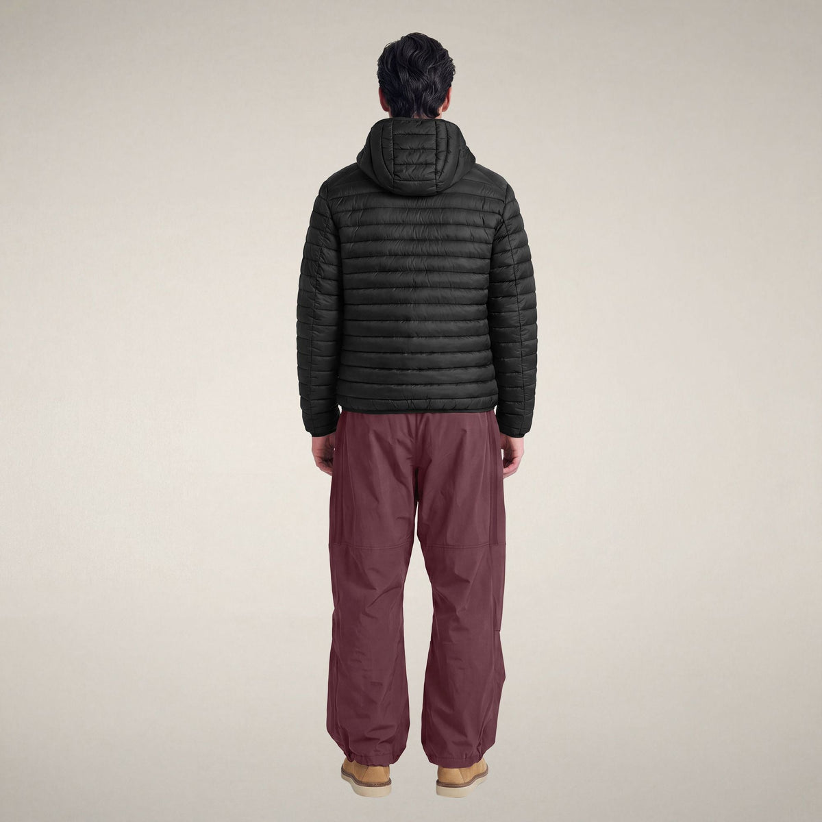 Men's Puffer Jacket Donald in Black