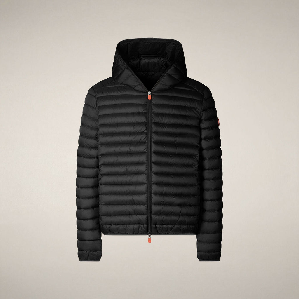 Men's Puffer Jacket Donald in Black