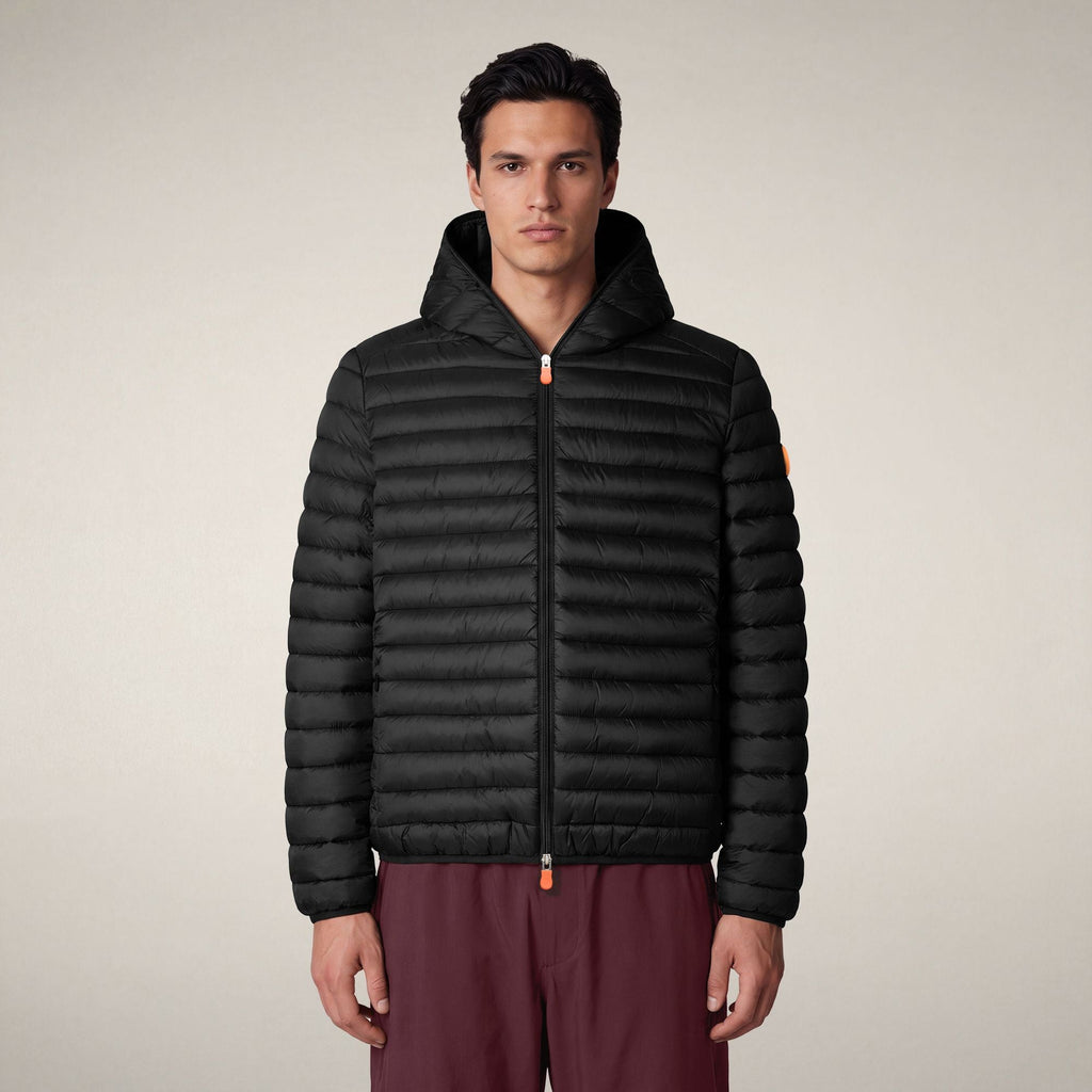 Men's Puffer Jacket Donald in Black