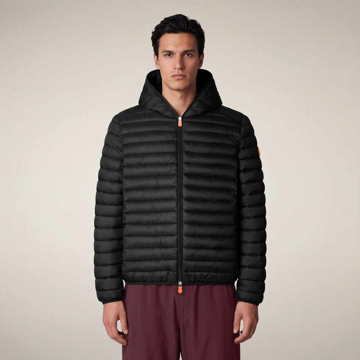 Men's Puffer Jacket Donald in Black