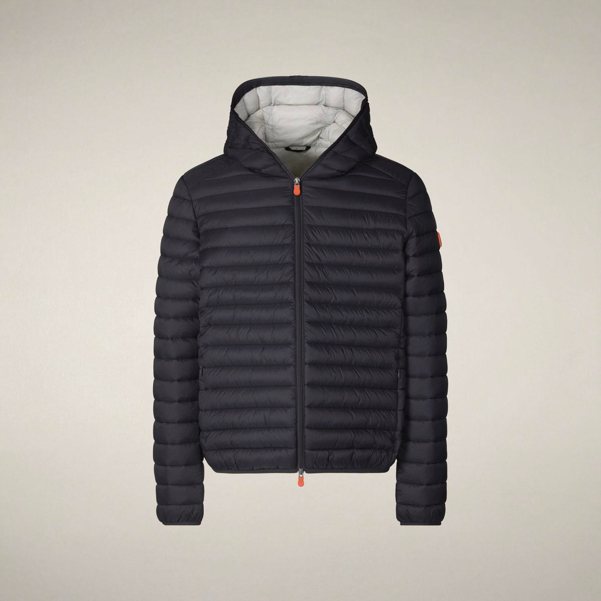 Men's Puffer Jacket Donald in Grey Black