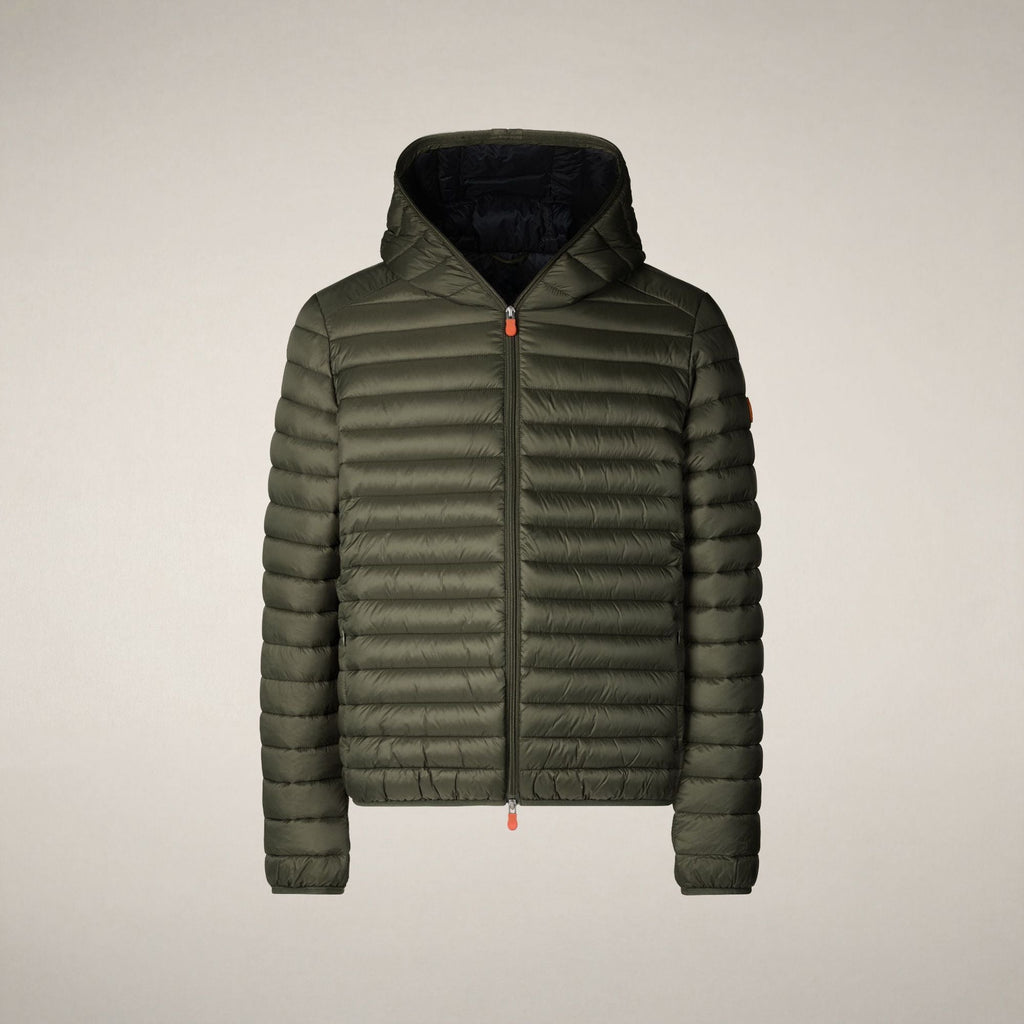 Men's Puffer Jacket Donald in Land Green