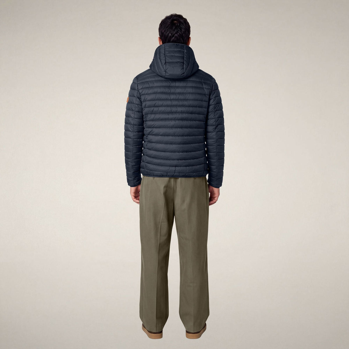 Men's Puffer Jacket Donald in Blue Black