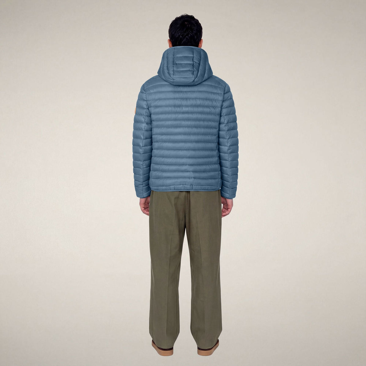 Men's Puffer Jacket Donald in Dolphin Blue