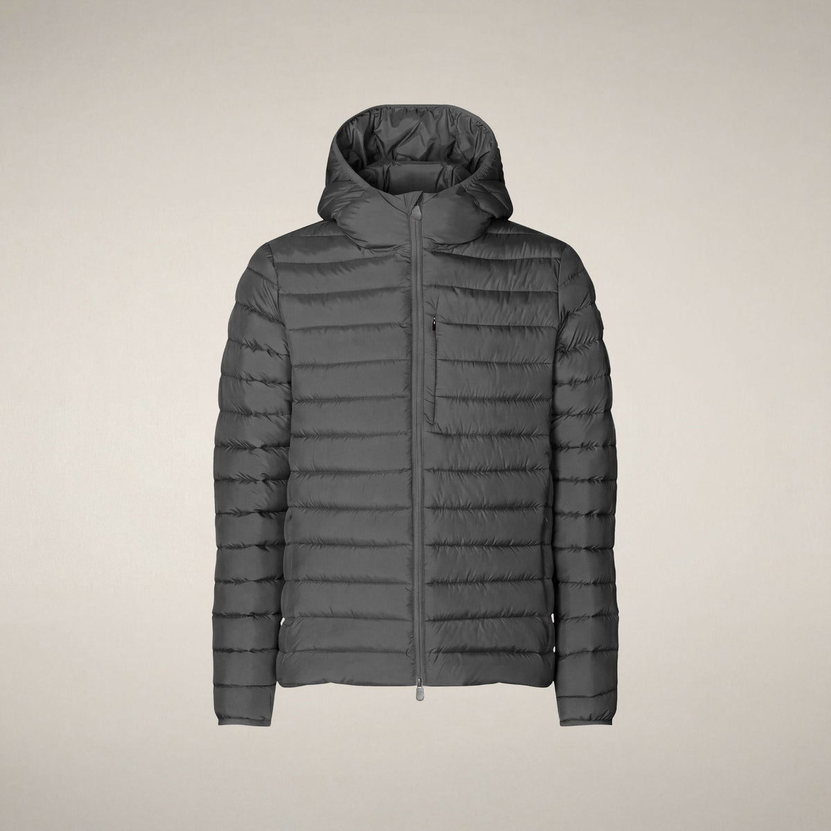 Men's Puffer Jacket Juncus in Gunmetal Grey