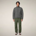 Men's Puffer Jacket Erion in Gunmetal Grey