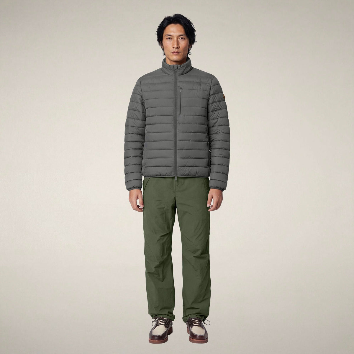 Men's Puffer Jacket Erion in Gunmetal Grey