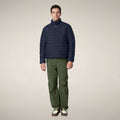 Men's Puffer Jacket Erion in Blue Black