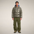 Men's Puffer Jacket Edgard in Gunmetal Grey