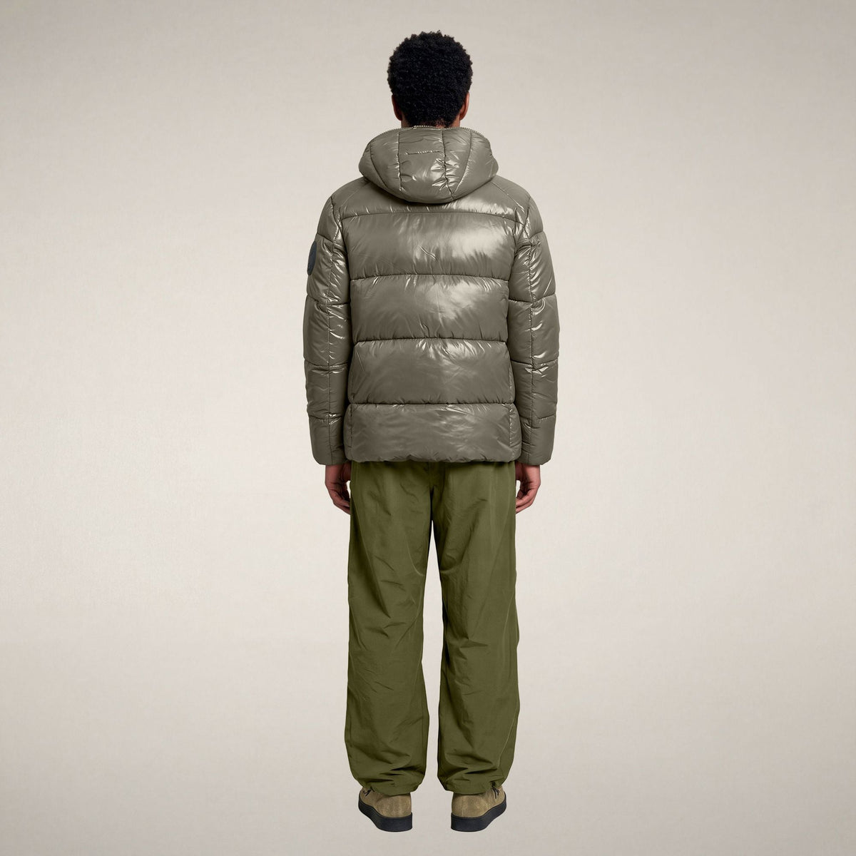 Men's Puffer Jacket Edgard in Gunmetal Grey