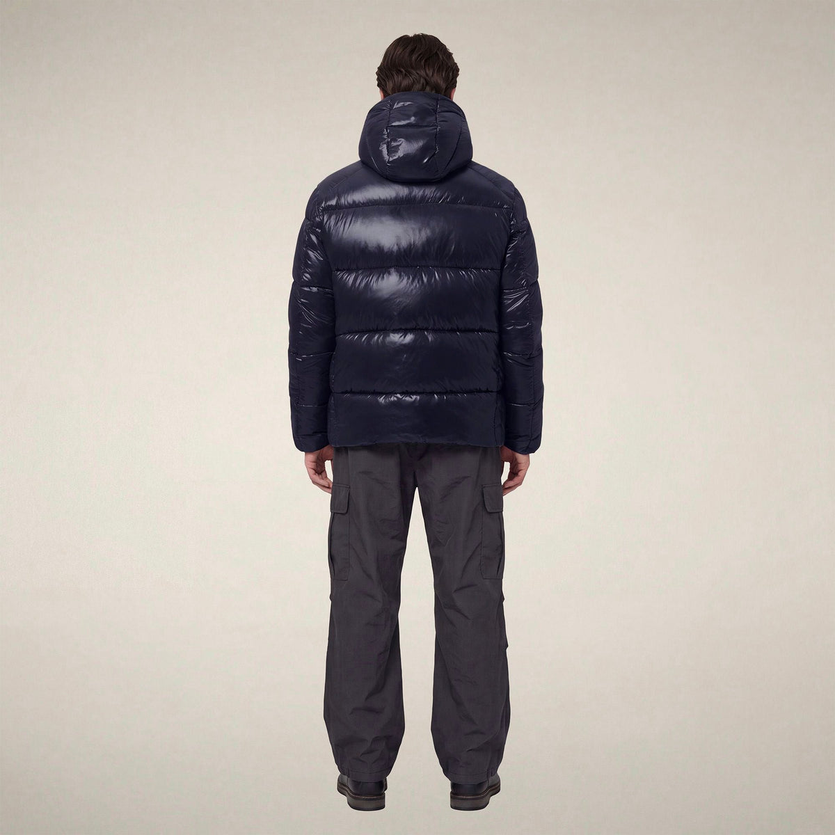 Men's Puffer Jacket Edgard in Blue Black