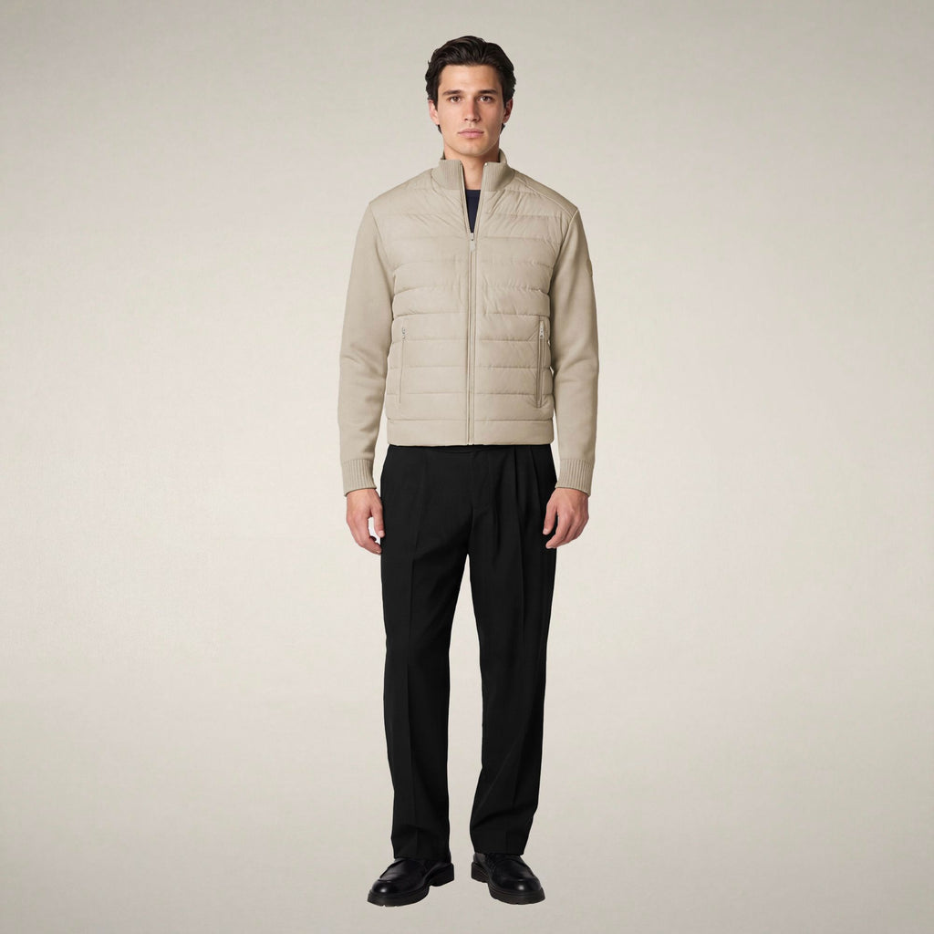 Men's Puffer Jacket Sedum in Rainy Beige