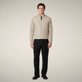 Men's Puffer Jacket Sedum in Rainy Beige