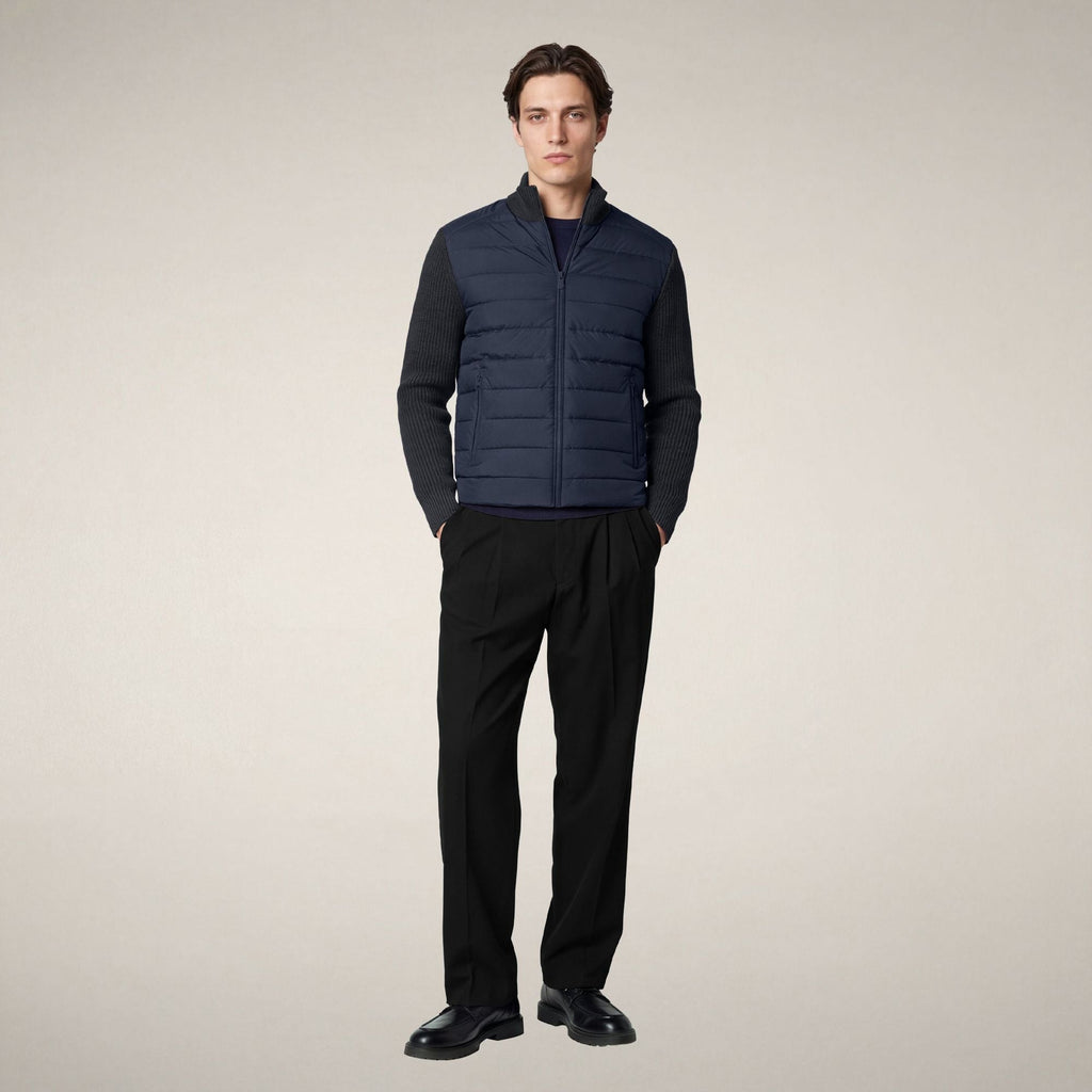 Men's Puffer Jacket Sedum in Blue Black