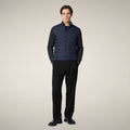 Men's Puffer Jacket Sedum in Blue Black