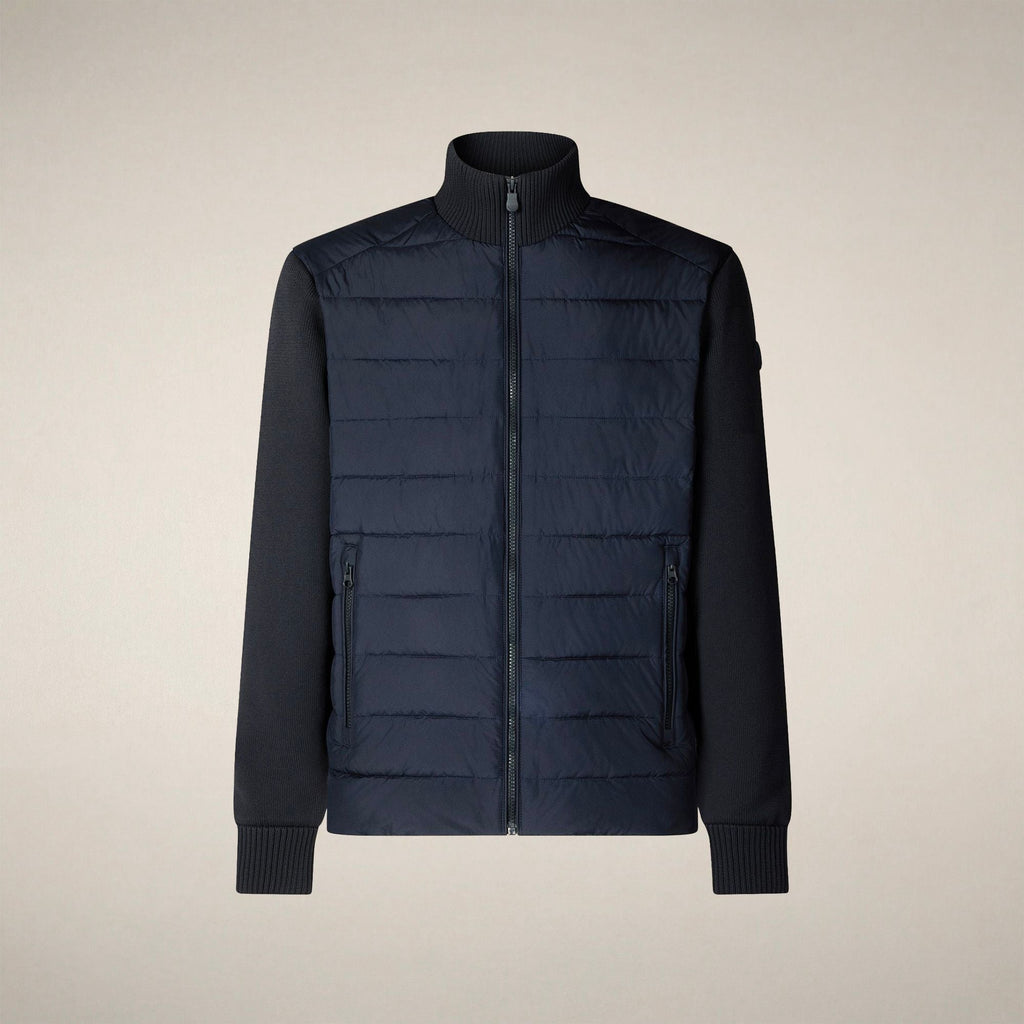 Men's Puffer Jacket Sedum in Blue Black