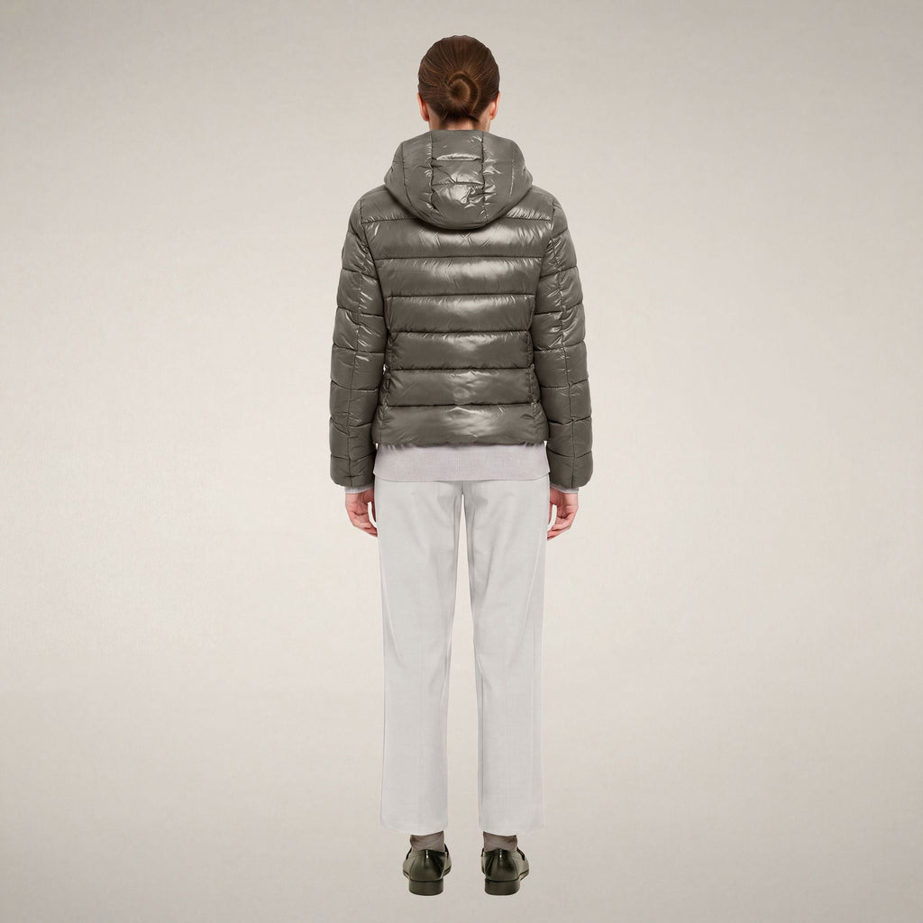 Women's Puffer Jacket Cosmary in Gunmetal Grey