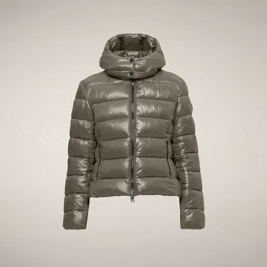 Women's Puffer Jacket Cosmary in Gunmetal Grey