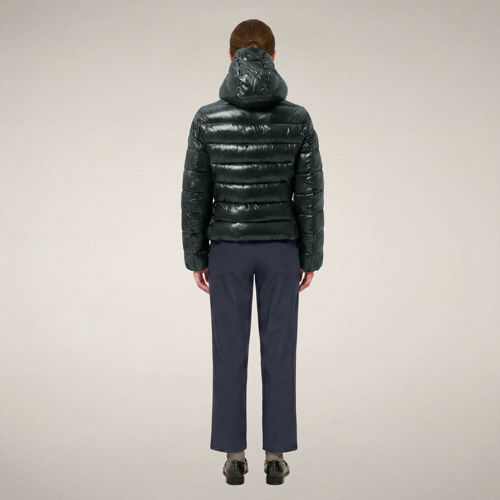 Women's Puffer Jacket Cosmary in Nori Green