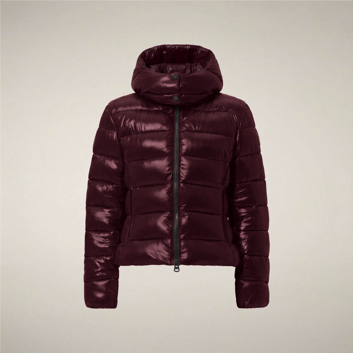 Women's Puffer Jacket Cosmary in Wine Red