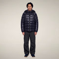 Men's Puffer Jacket Florian in Blue Black