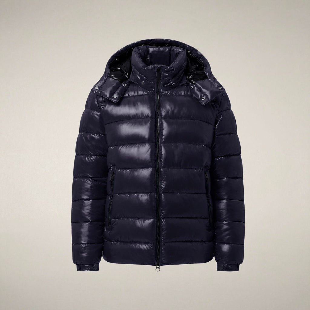 Men's Puffer Jacket Florian in Blue Black
