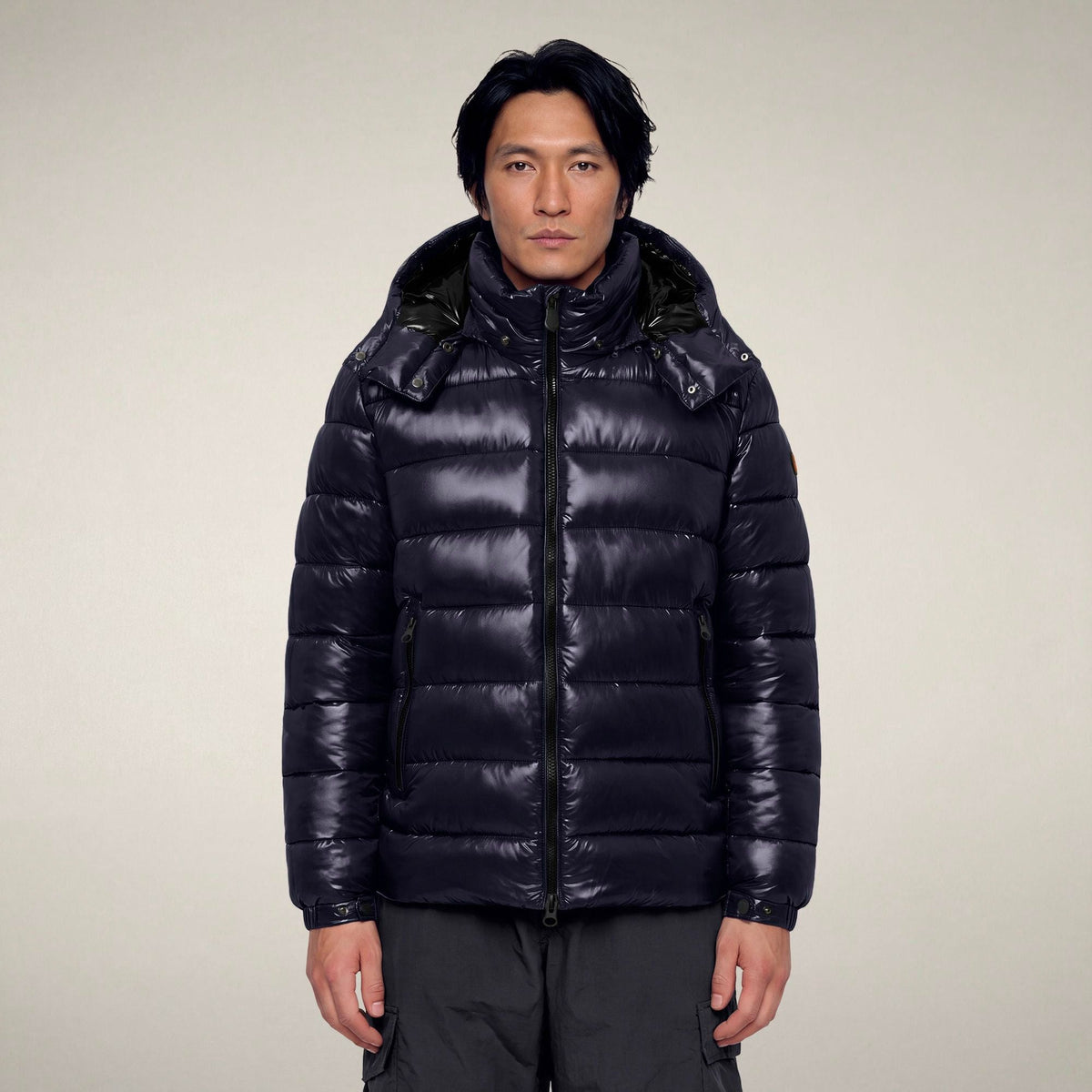 Men's Puffer Jacket Florian in Blue Black