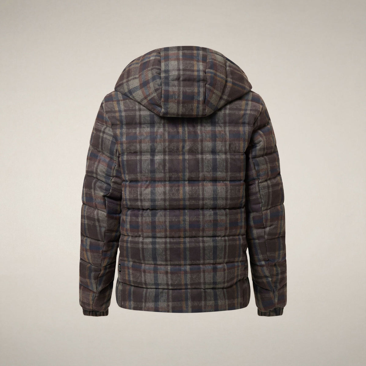 Men's Jacket Gibson in Brown Big Checks