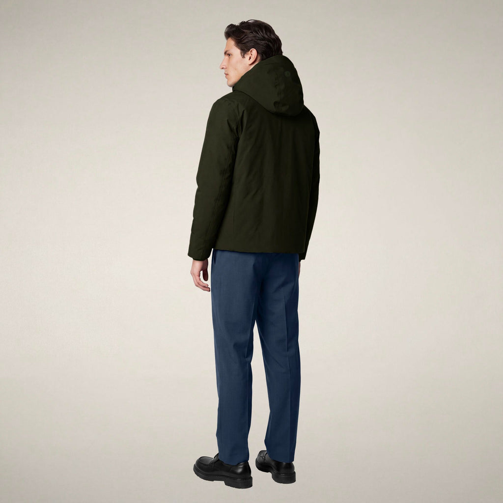 Men's Rain Jacket Flynn in Land Green