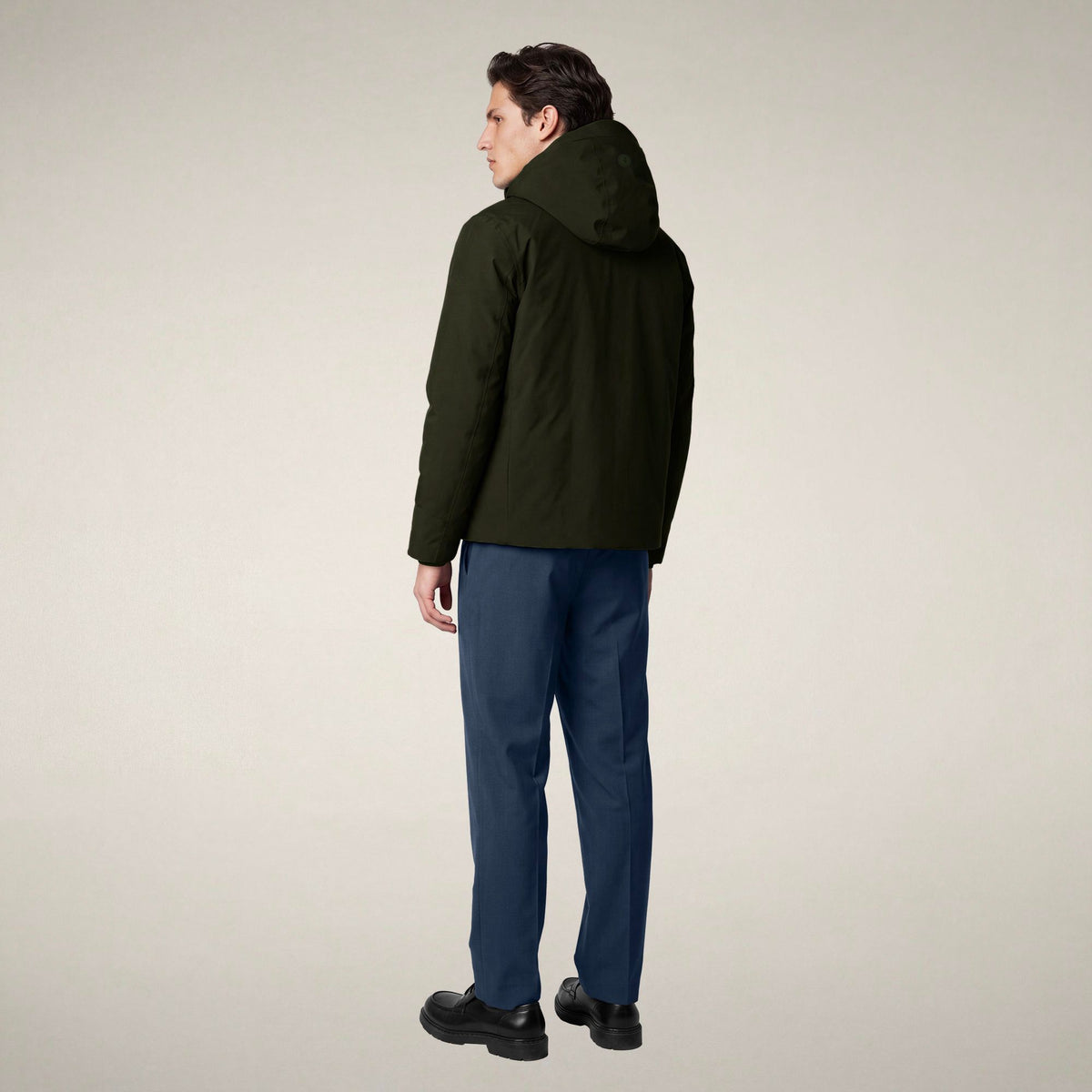Men's Rain Jacket Flynn in Land Green