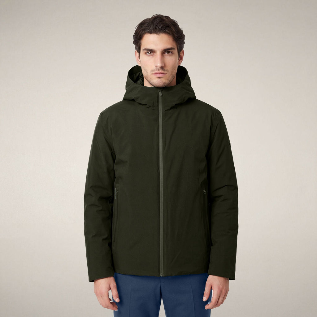 Men's Rain Jacket Flynn in Land Green