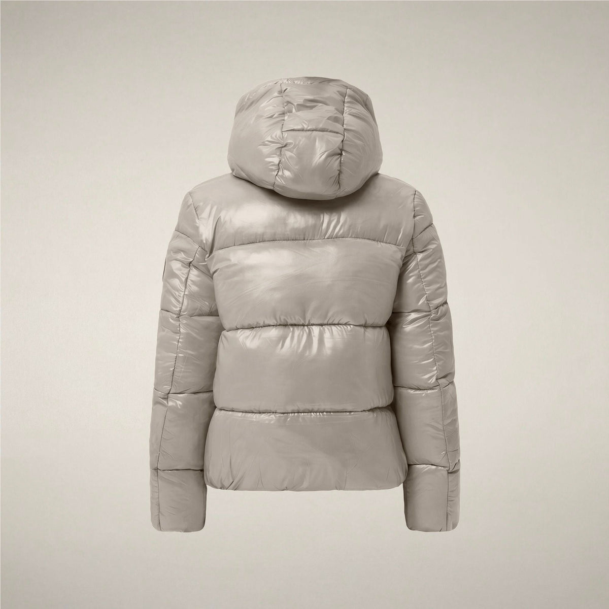 Women's Puffer Jacket Biddy in Rainy Beige