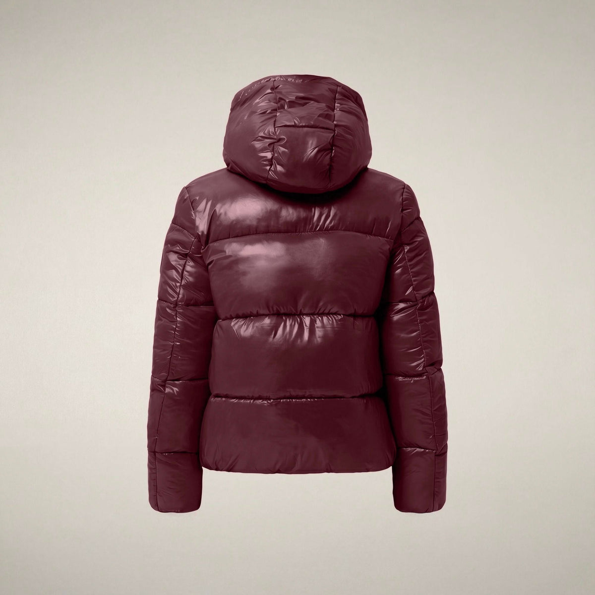 Women's Puffer Jacket Biddy in Wine Red