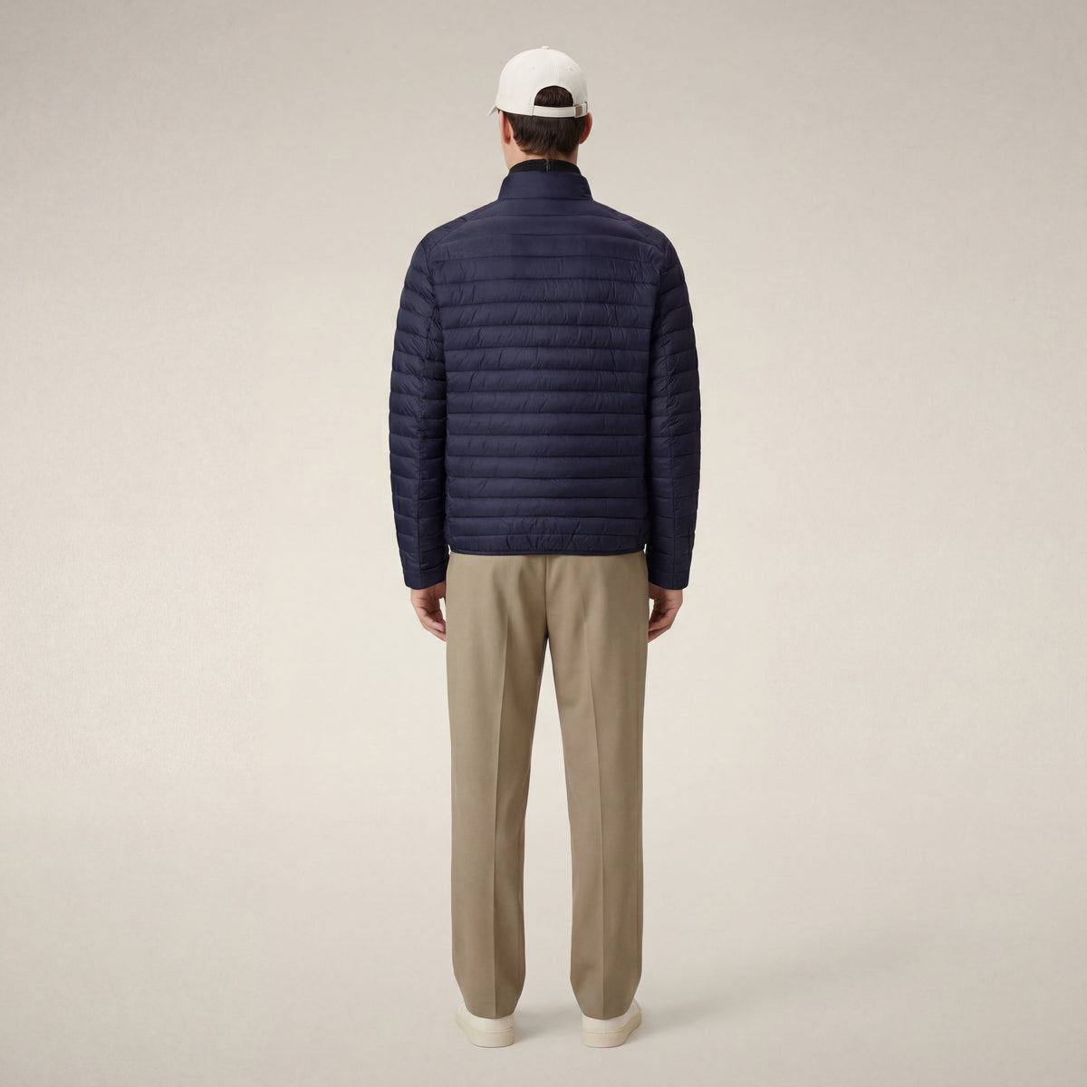 Men's Puffer Jacket Alexander in Navy Blue