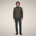 Men's Puffer Jacket Alexander in Land Green