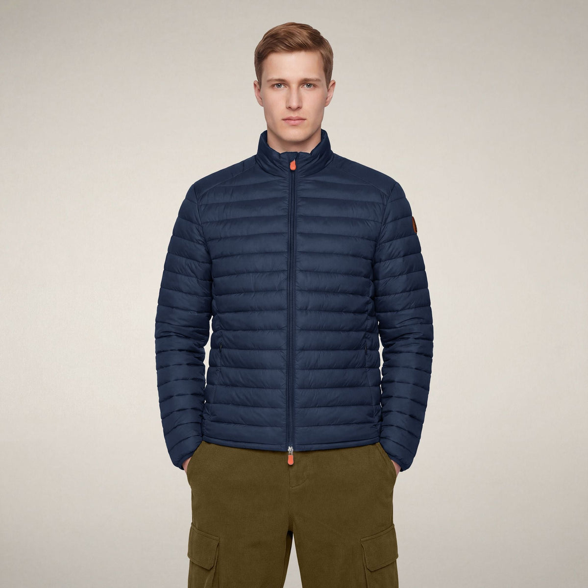 Men's Puffer Jacket Alexander in Navy Blue