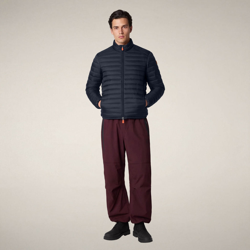 Men's Puffer Jacket Alexander in Blue Black