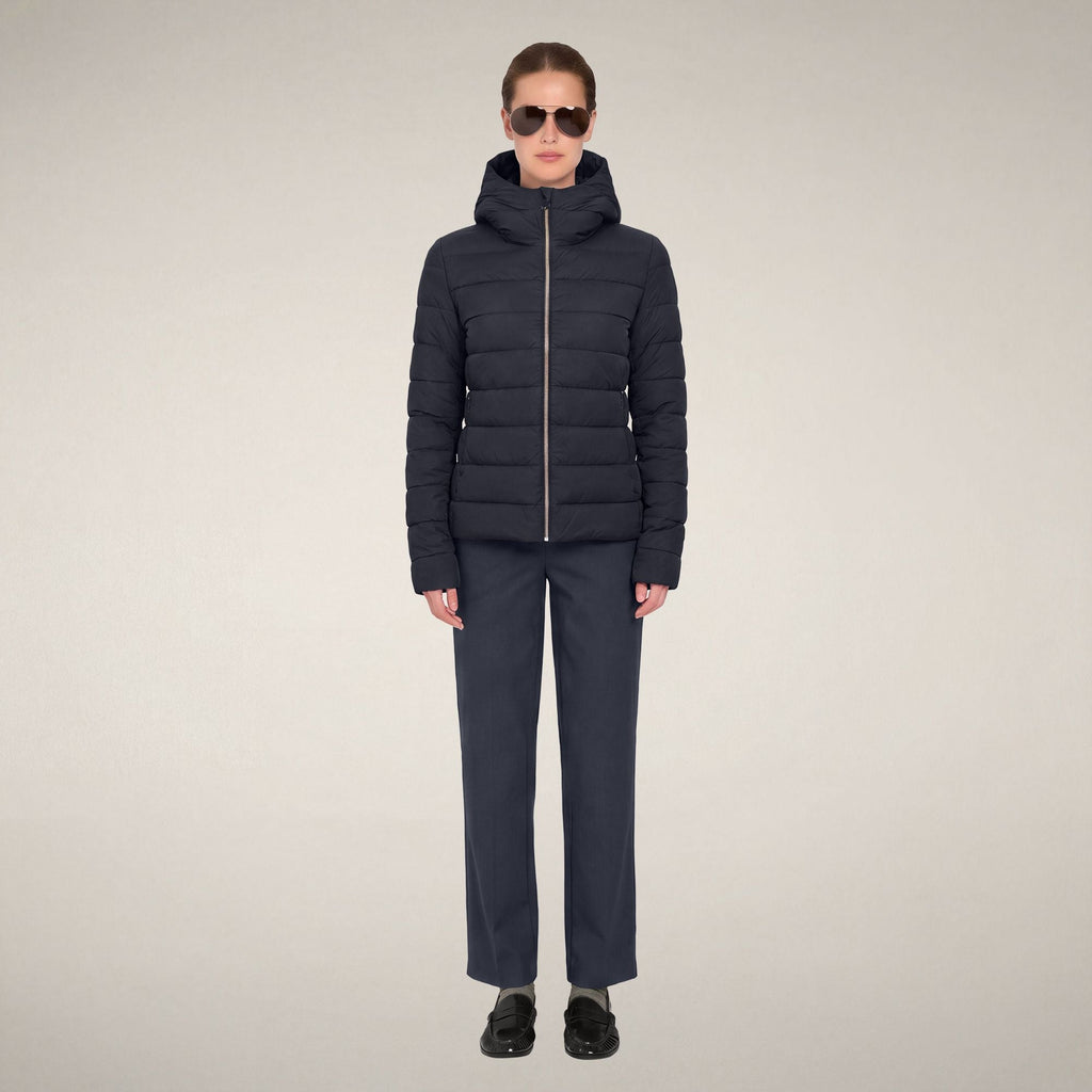 Women's Puffer Jacket Adalyn in Blue Black