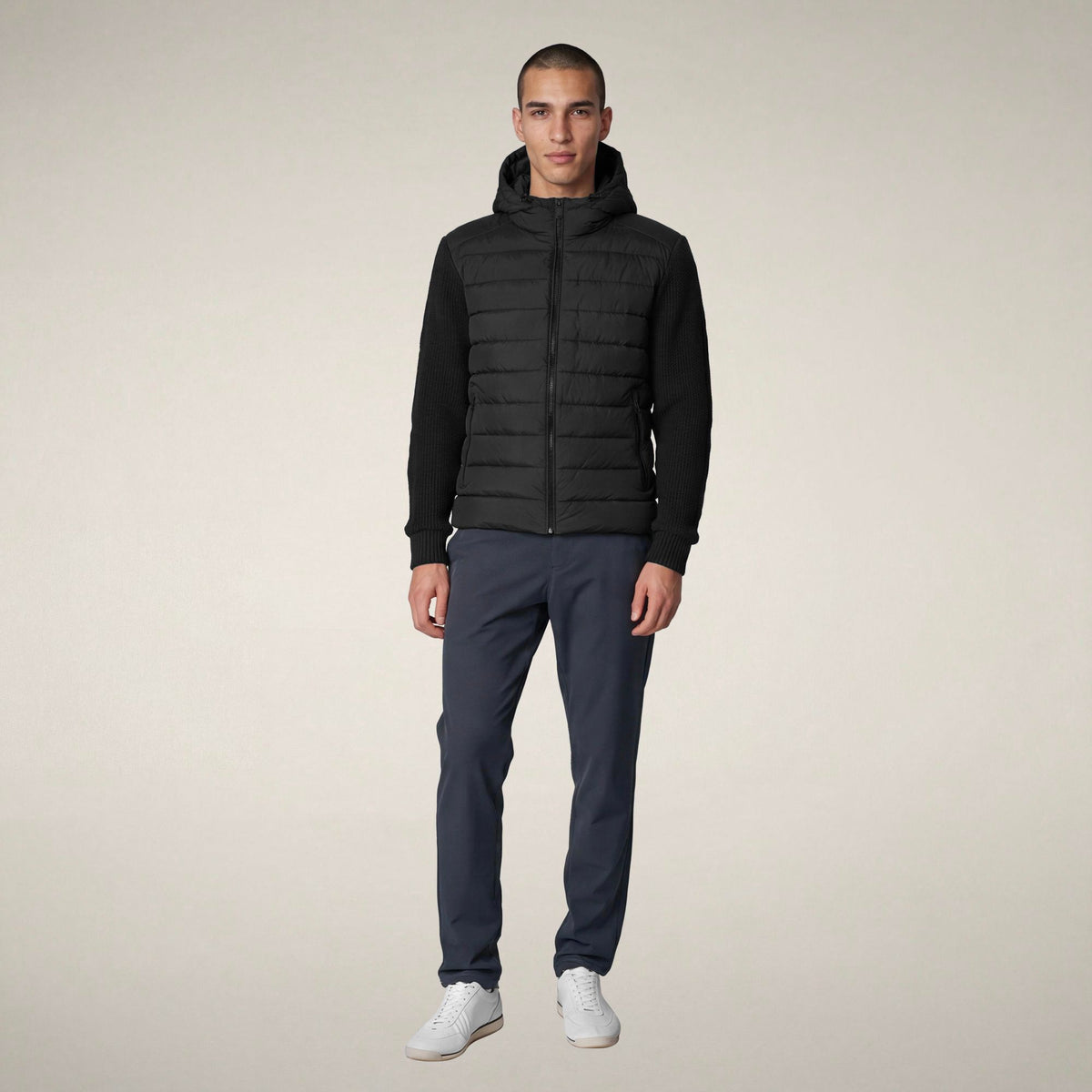 Men's Puffer Jacket Fen in Black