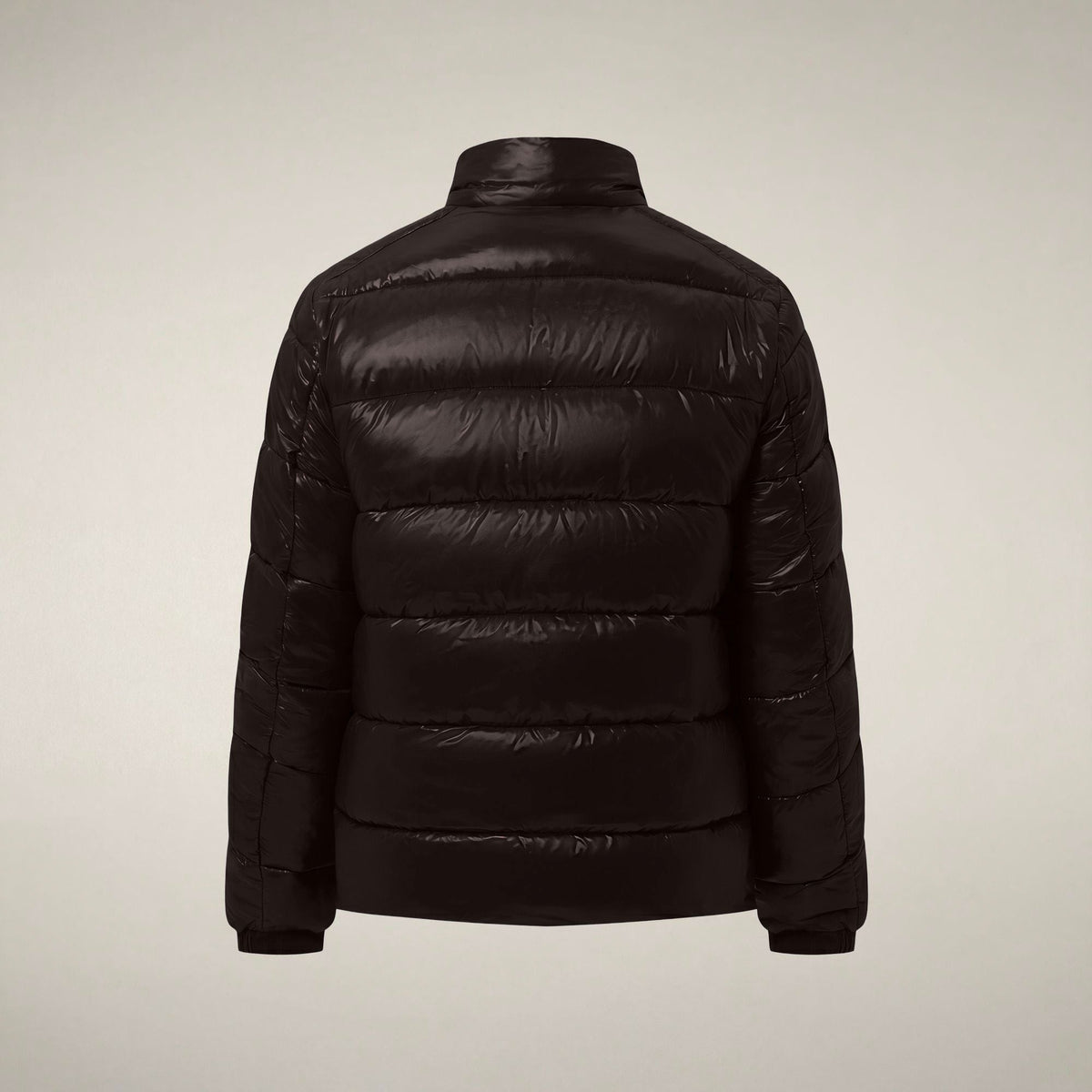 Men's Puffer Jacket Jobim in Brown Black