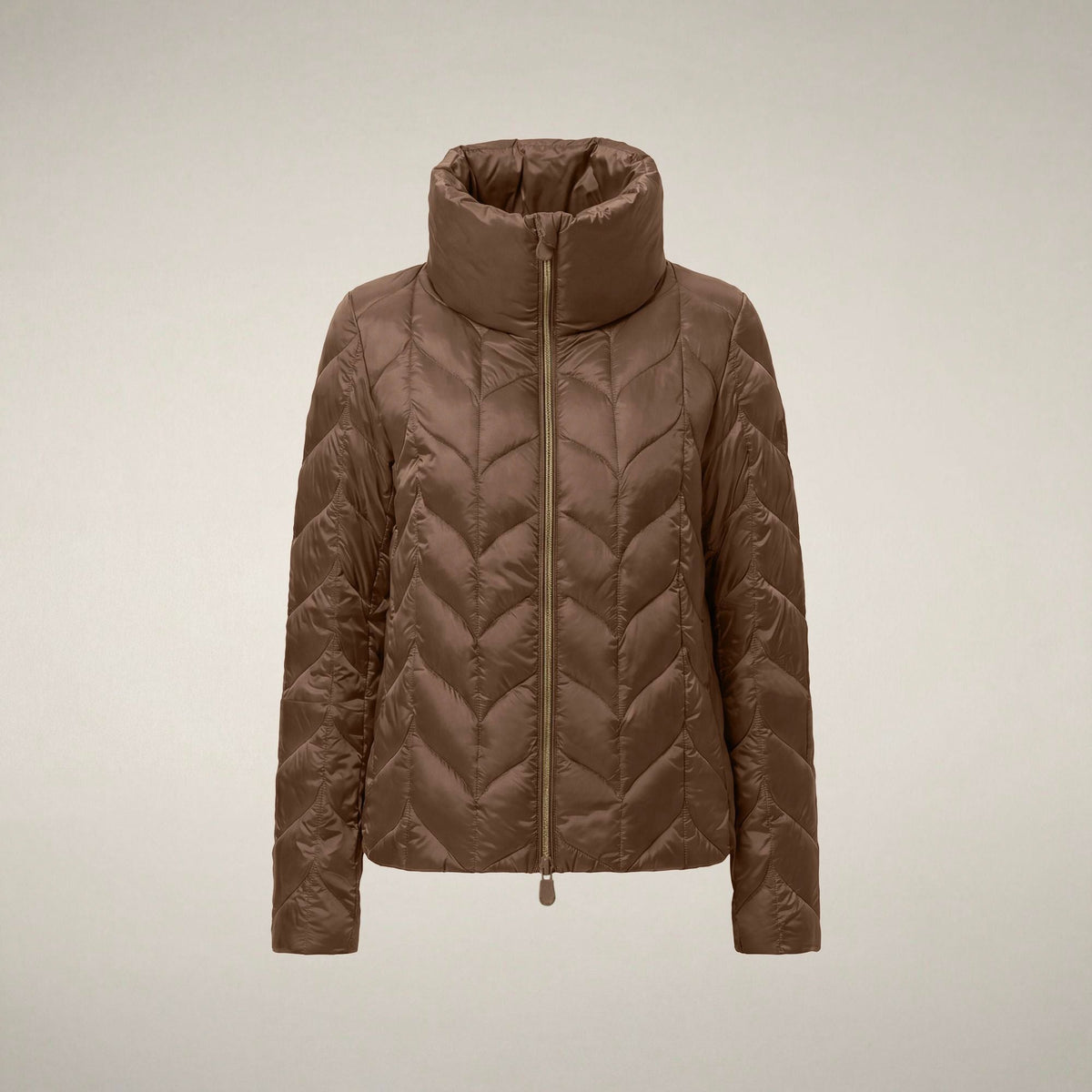 Women's Puffer Jacket Lorette in Noisette Brown
