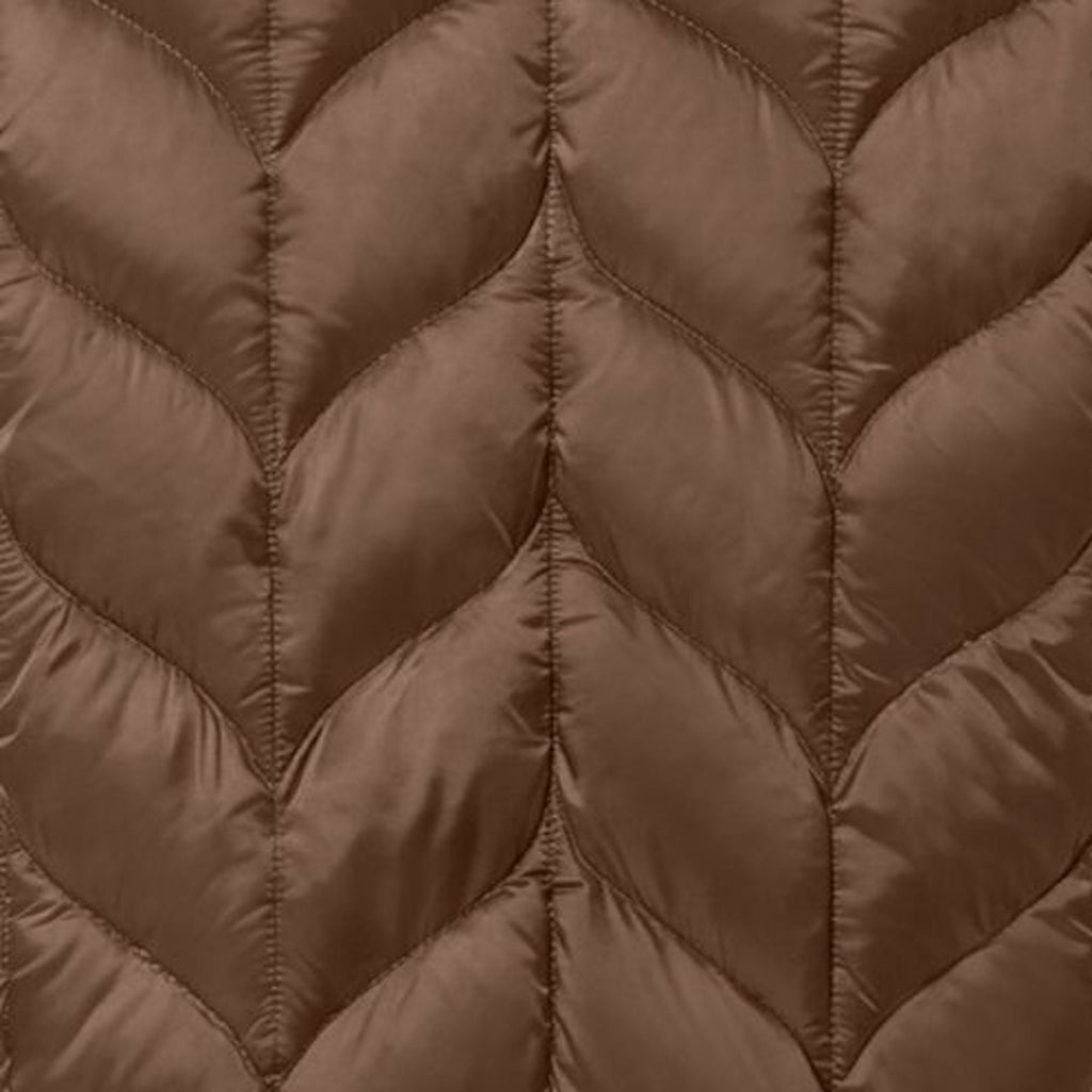 Women's Puffer Jacket Lorette in Noisette Brown