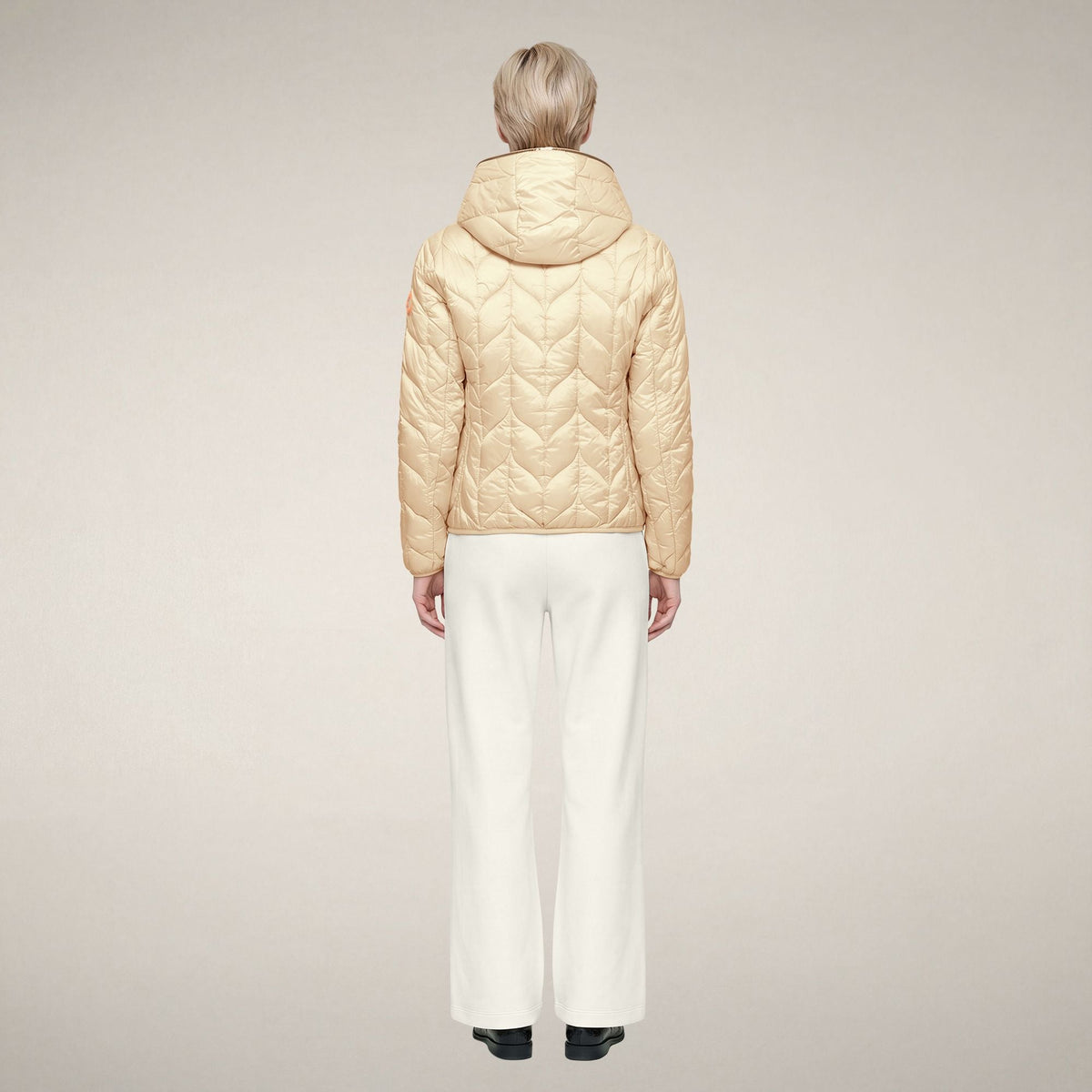 Women's Puffer Jacket Bonbon in Shore Beige