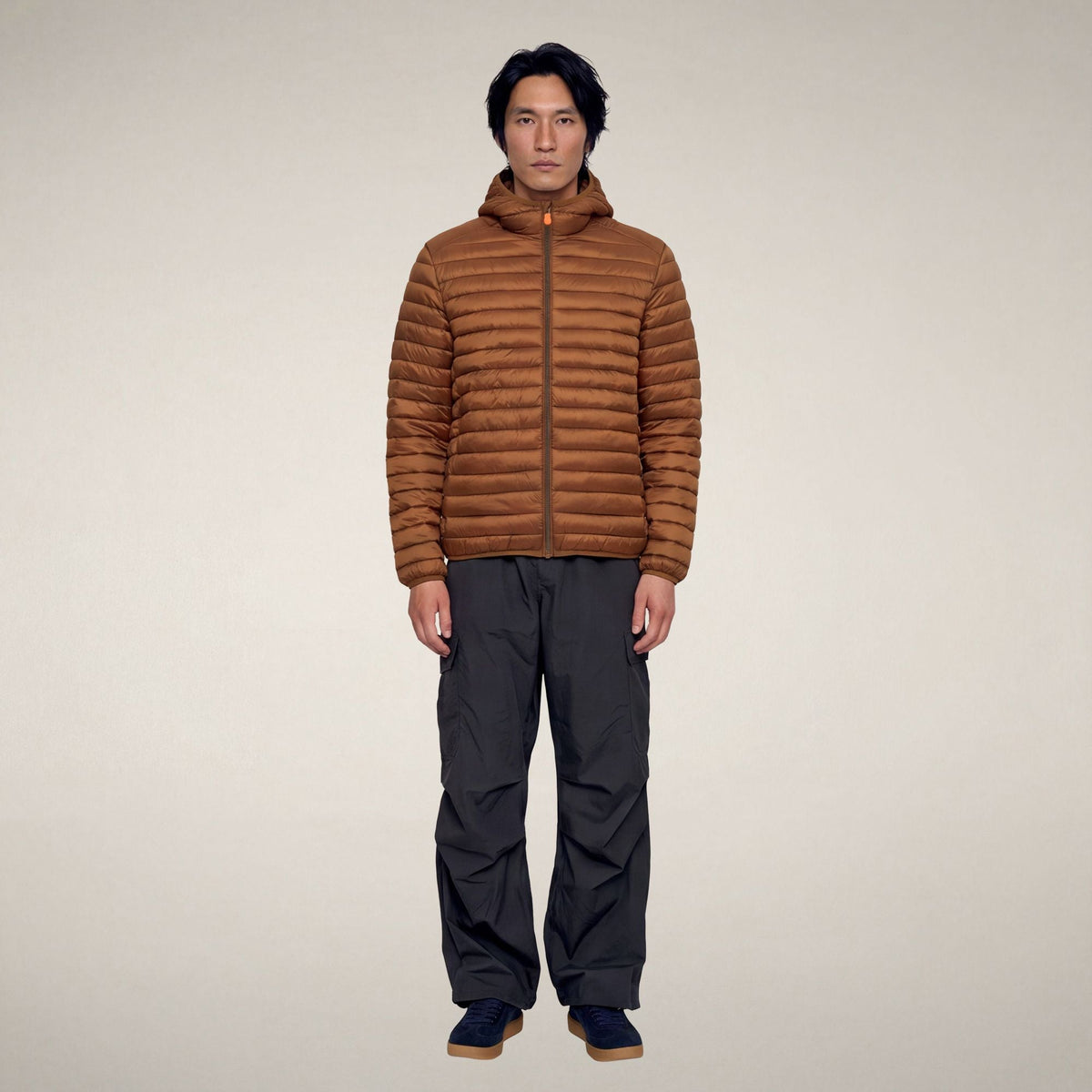 Men's Puffer Jacket Prosper in Noisette Brown