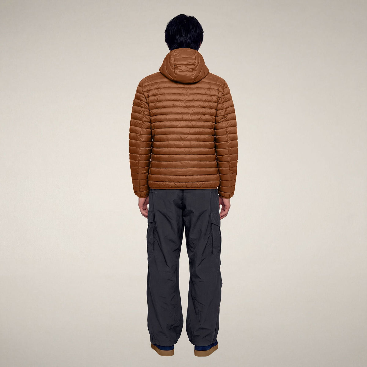 Men's Puffer Jacket Prosper in Noisette Brown