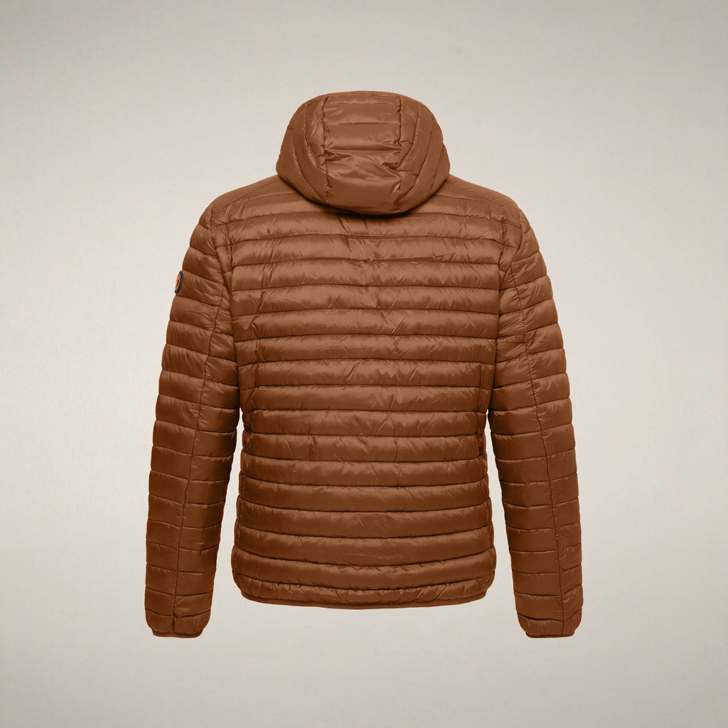 Men's Puffer Jacket Prosper in Noisette Brown