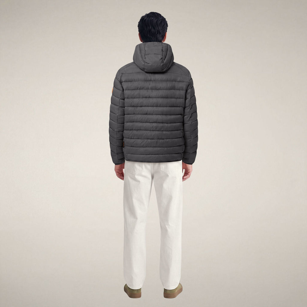 Men's Puffer Jacket Jeanluc in Gunmetal Grey