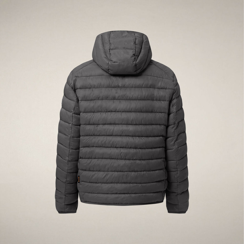 Men's Puffer Jacket Jeanluc in Gunmetal Grey
