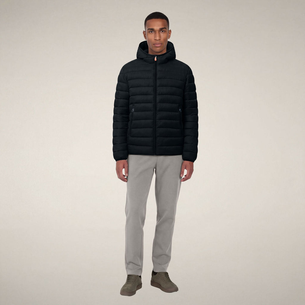 Men's Puffer Jacket Jeanluc in Green Black