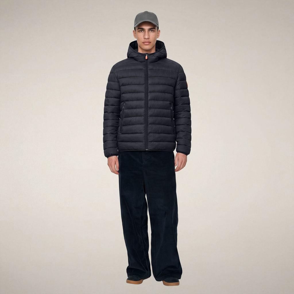 Men's Puffer Jacket Jeanluc in Blue Black